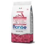 MONGE ALL BREEDS PUPPY AND JUNIOR MANZO CON RISO 12KG